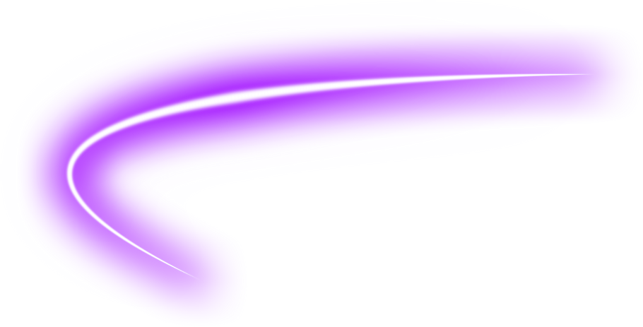 Glowing Purple Neon Curve Line